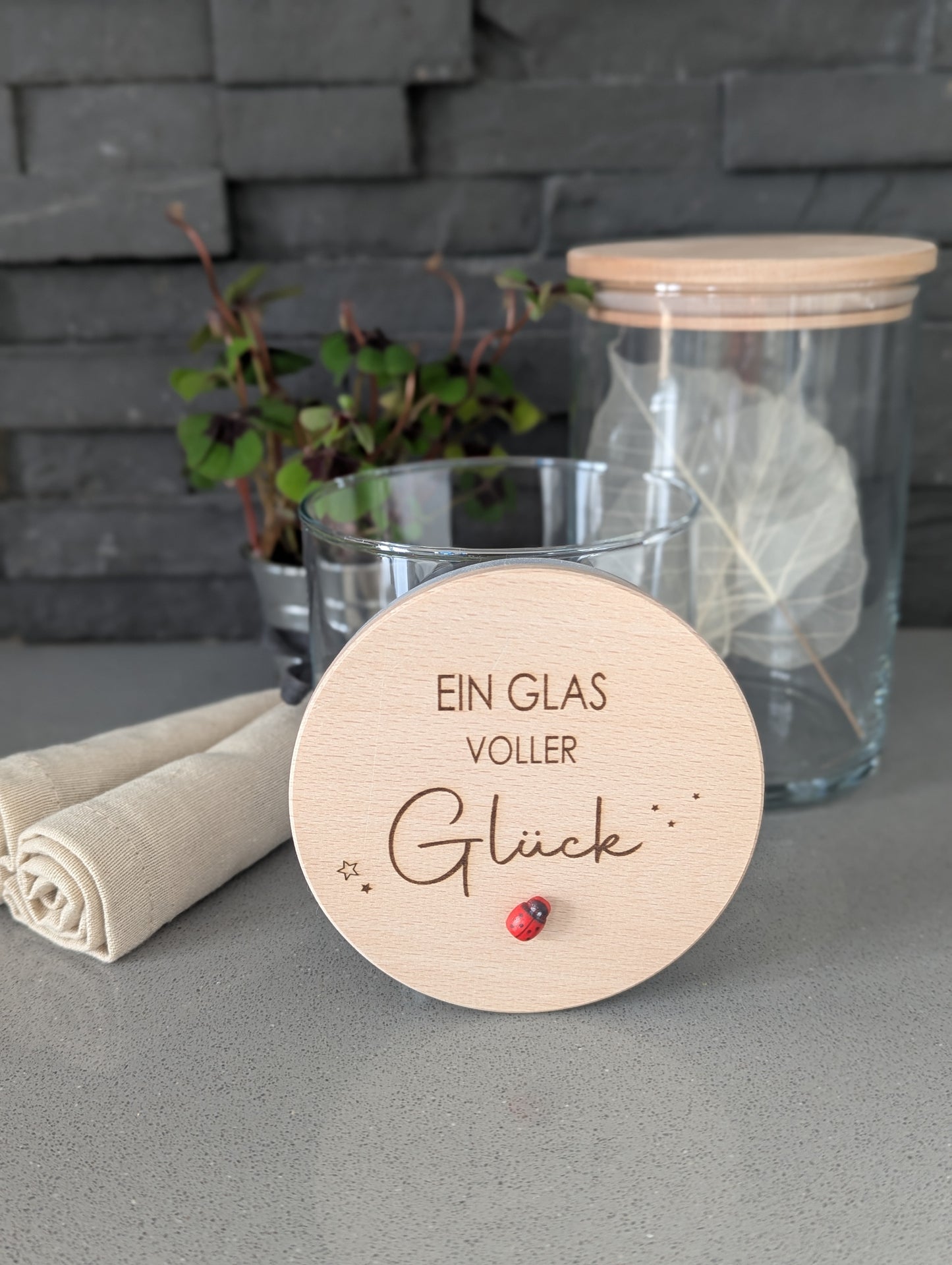 Personalisiertes Vorratsglas