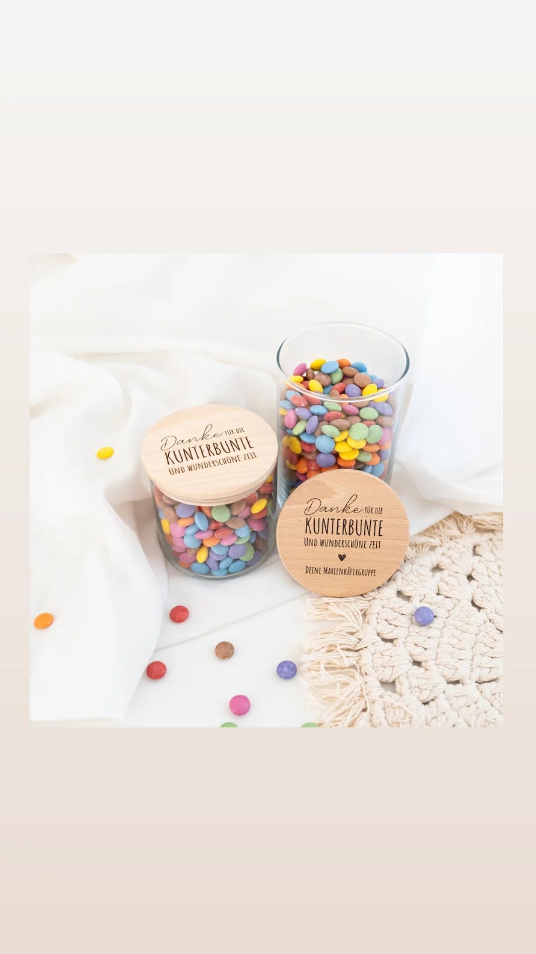 Personalisiertes Vorratsglas Abschiedsgeschenk • Erzieherin • Lehrerin •Hebamme
