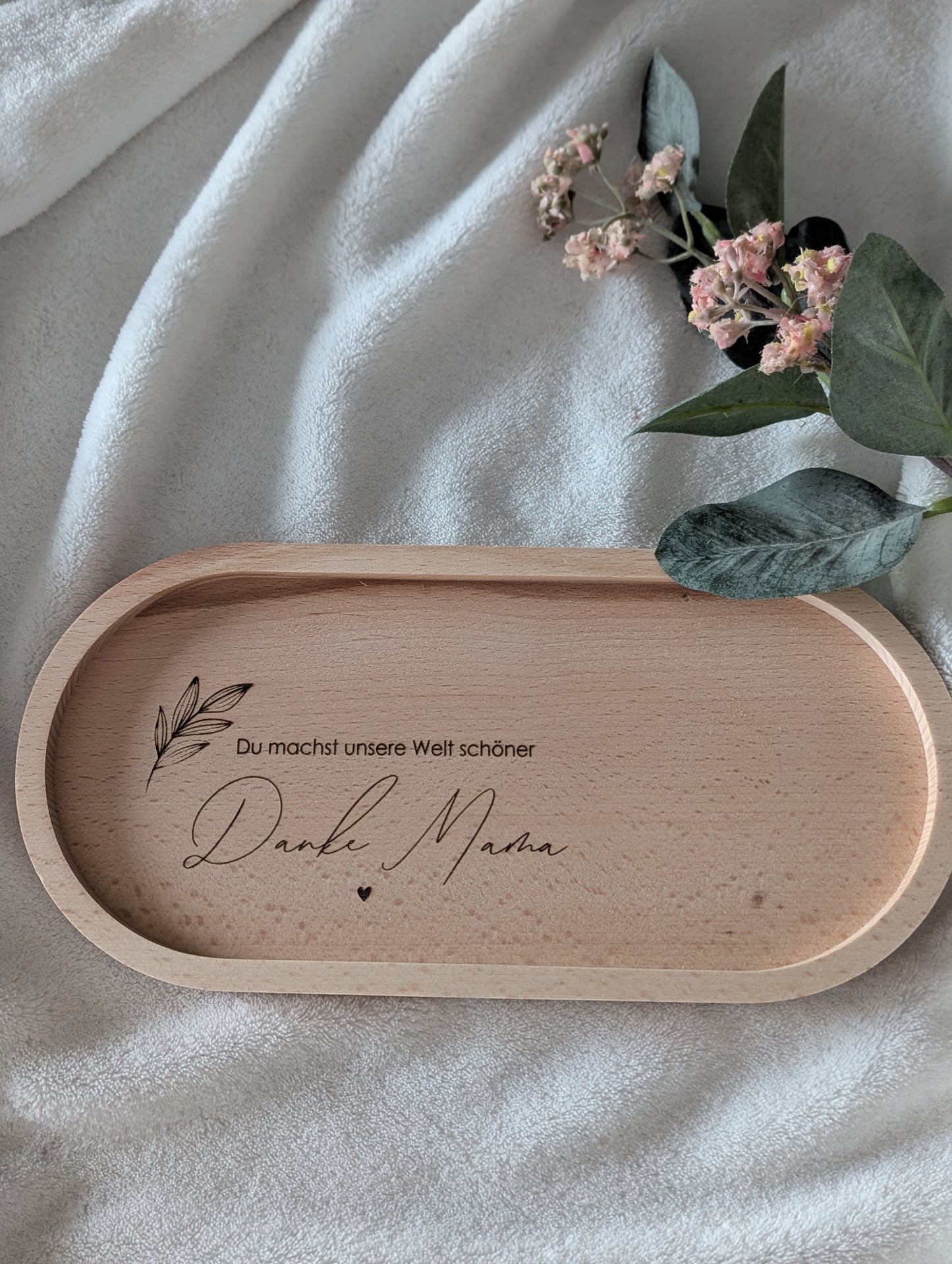 Personalisiertes Tablett                      "Danke Mama"