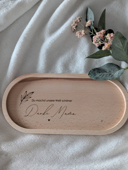 Personalisiertes Tablett                      "Danke Mama"